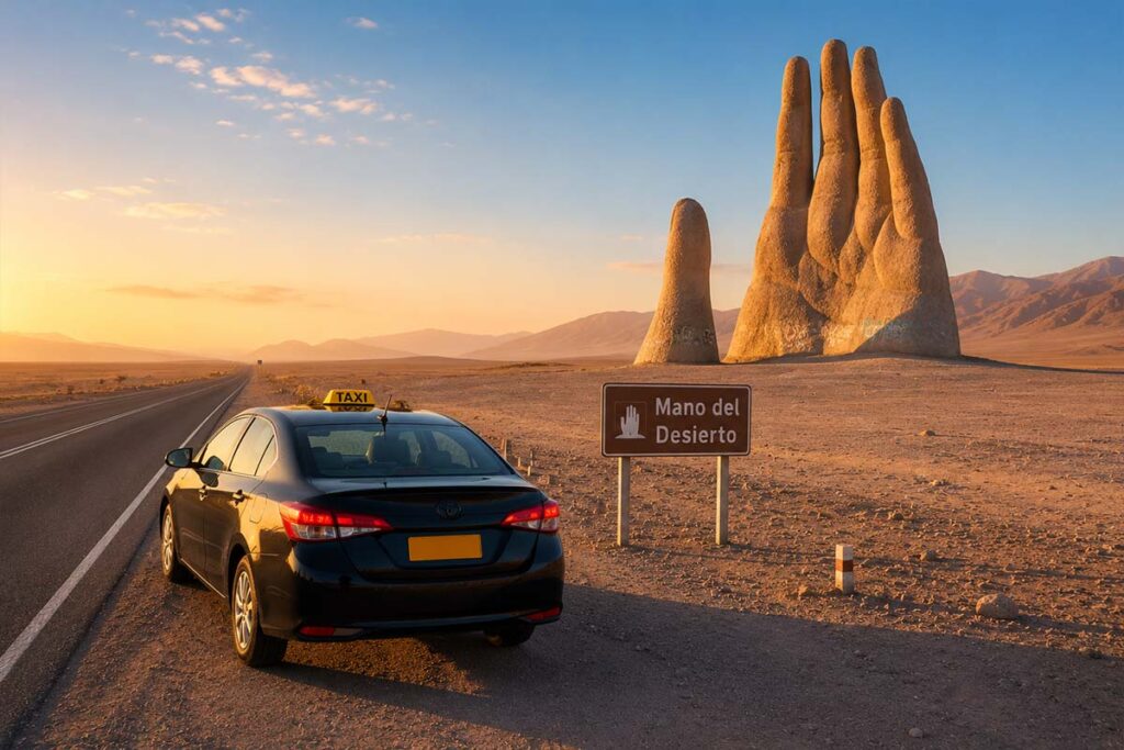 Cómo llegar a la Mano del Desierto desde Antofagasta