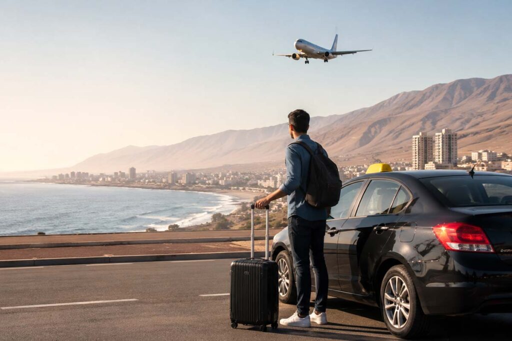 como llegar al aeropuerto de Antofagasta