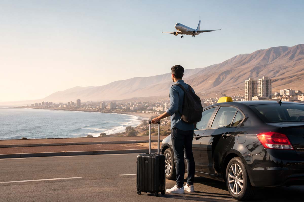 como llegar al aeropuerto de Antofagasta